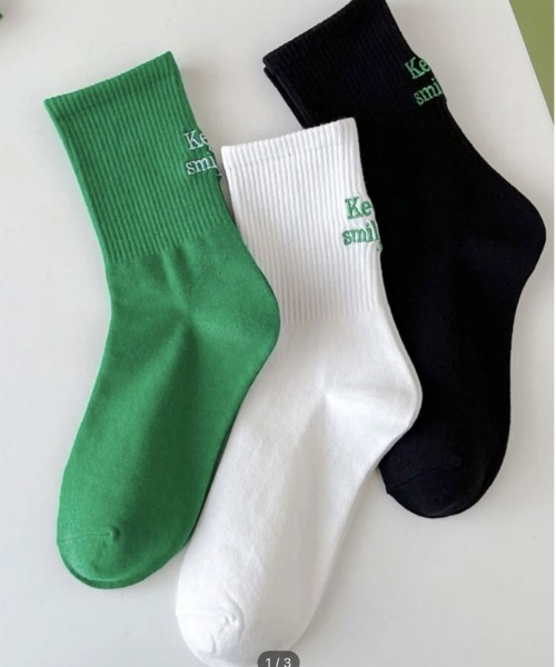 FTP Socks 3 pairs ロゴ入りソックス 3足セット FTPロゴ入りソックス3足セット