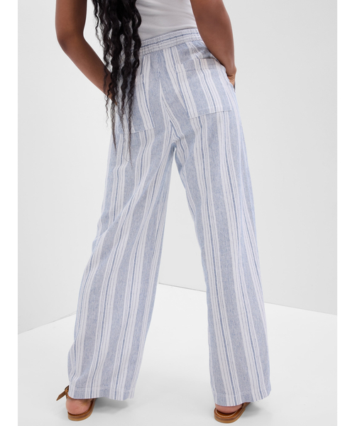 GAP(ギャップ)の「ウォッシュウェル リネン ワイドパンツ(その他パンツ・レディース・ベージュ/ホワイト/ブルー・XS/S/M/XXS/L)」の4枚目の写真