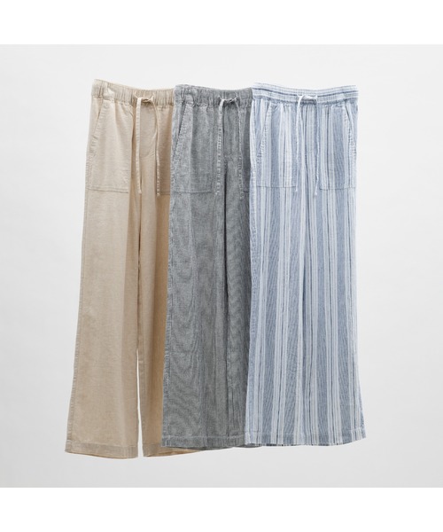 GAP(ギャップ)の「ウォッシュウェル リネン ワイドパンツ(その他パンツ・レディース・ベージュ/ホワイト/ブルー・XS/S/M/XXS/L)」の10枚目の写真