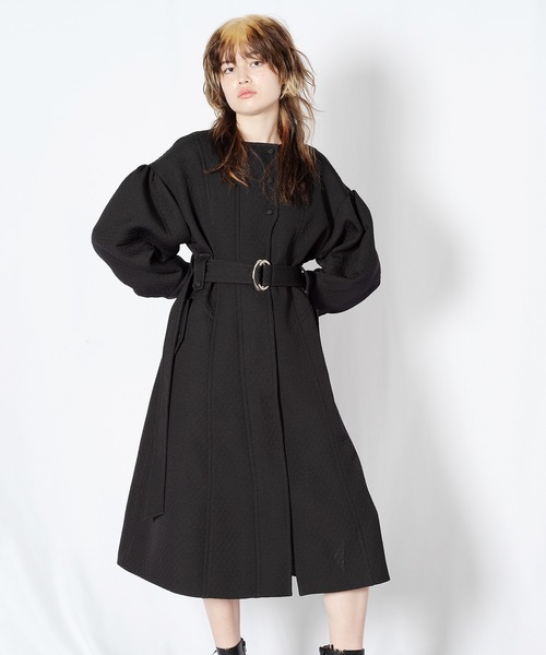 Wizzard ウィザード / QUILT JACQUARD BOMBER DRESS キルトジャカードボンバードレス / W23AW-CO05J