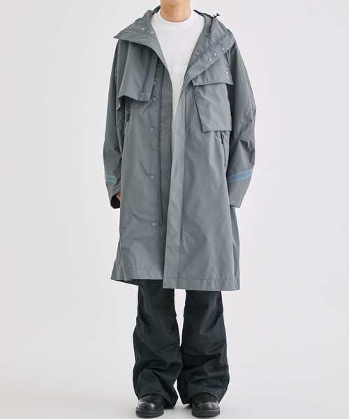 ALMOSTBLACK(オールモストブラック)の「【ALMOSTBLACK/オールモストブラック】GORETEX INFINIUM HOODIE COAT(その他アウター・メンズ・ブラック/グレー・1/2)」の18枚目の写真