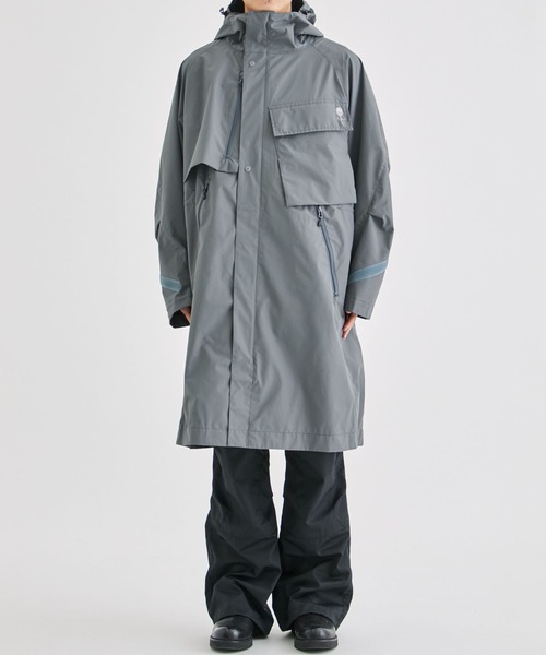 ALMOSTBLACK(オールモストブラック)の「【ALMOSTBLACK/オールモストブラック】GORETEX INFINIUM HOODIE COAT(その他アウター・メンズ・ブラック/グレー・1/2)」の6枚目の写真