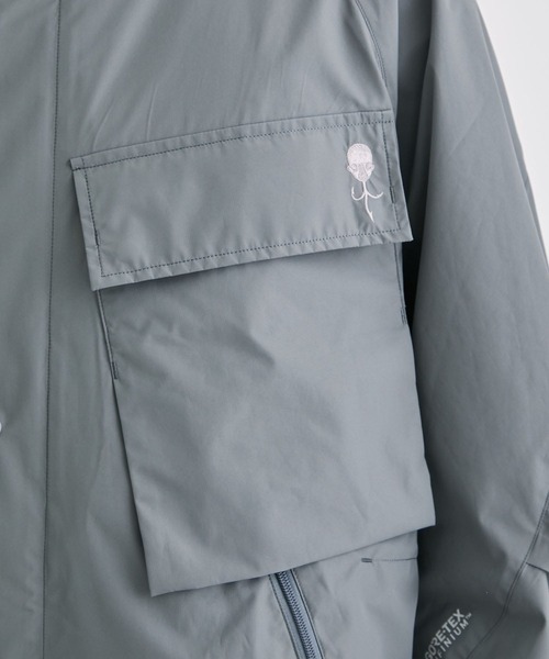 ALMOSTBLACK(オールモストブラック)の「【ALMOSTBLACK/オールモストブラック】GORETEX INFINIUM HOODIE COAT(その他アウター・メンズ・ブラック/グレー・1/2)」の16枚目の写真