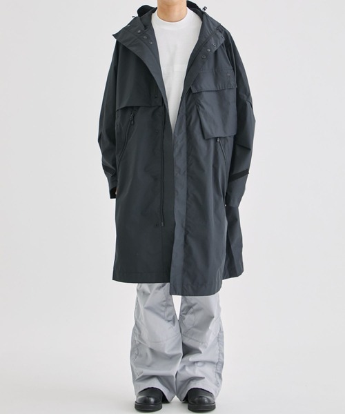 ALMOSTBLACK(オールモストブラック)の「【ALMOSTBLACK/オールモストブラック】GORETEX INFINIUM HOODIE COAT(その他アウター・メンズ・ブラック/グレー・1/2)」の20枚目の写真