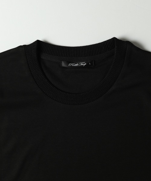 RATTLE TRAP(ラトルトラップ)の「シルケットスムースクルーネックTシャツ(Tシャツ/カットソー・メンズ・ホワイト/ブラック・LL/L/M/S)」の8枚目の写真