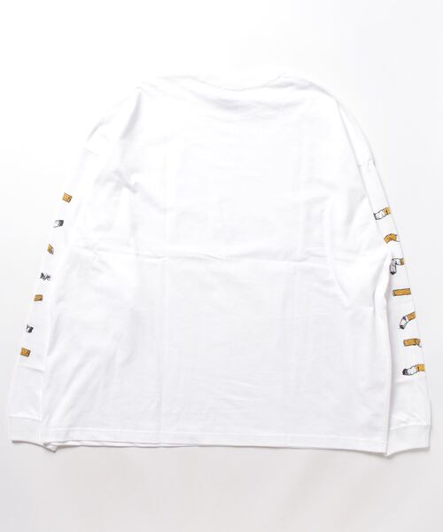 Leyline（レイライン）の「【Leyline】Smoking l/s tee（Tシャツ/カットソー・メンズ・ブラック/ホワイト・MEDIUM/LARGE/X-LARGE）」の11枚目の写真