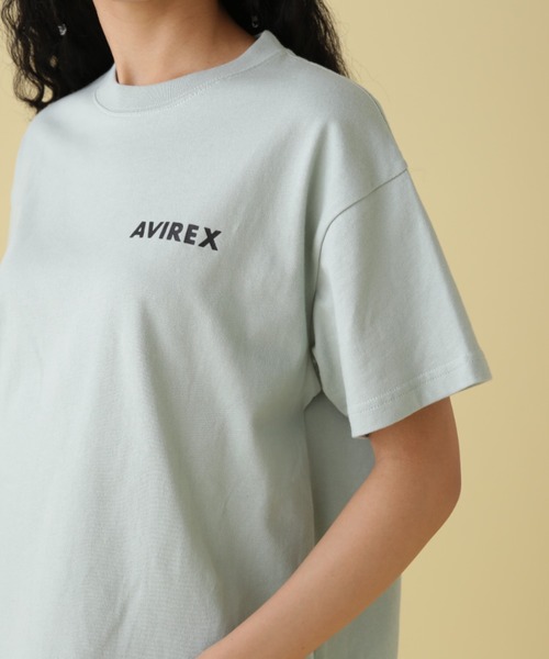 AVIREX（アヴィレックス）の「COLOR PINUP GIRL PRINT T-SHIRT/ カラーピンナップガールTシャツ（Tシャツ/カットソー・レディース・ブラック/ミント/オフホワイト・FREE）」の11枚目の写真