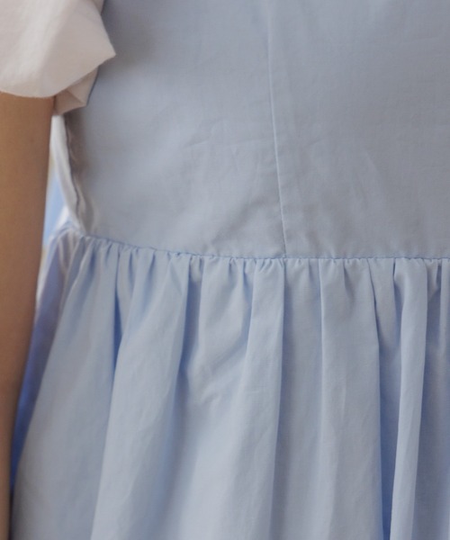 flower（フラワー）の「ダブルリボンキャミワンピース（ワンピース・レディース・ブラック/ブルー/イエロー・FREE）」の17枚目の写真