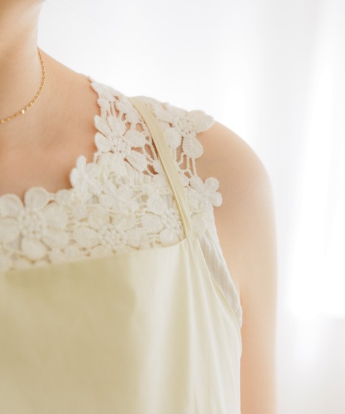 flower（フラワー）の「ダブルリボンキャミワンピース（ワンピース・レディース・ブラック/ブルー/イエロー・FREE）」の18枚目の写真