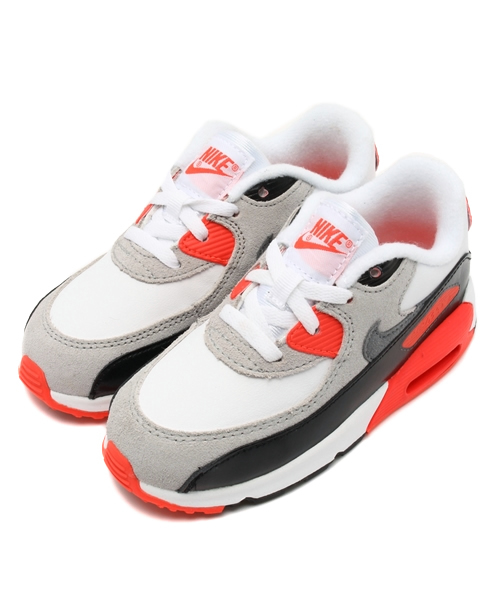 NIKE SPORTSWEAR（ナイキスポーツウェアー）の「ベビー キッズ ナイキ エアマックス 90 トドラー NIKE AIR MAX 90 PRM LTR TD 724881-100（スニーカー・キッズ・ホワイト・12cm/14cm/15cm/13cm/16cm）」の7枚目の写真