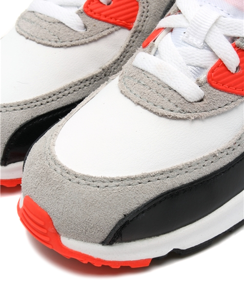 NIKE SPORTSWEAR（ナイキスポーツウェアー）の「ベビー キッズ ナイキ エアマックス 90 トドラー NIKE AIR MAX 90 PRM LTR TD 724881-100（スニーカー・キッズ・ホワイト・12cm/14cm/15cm/13cm/16cm）」の10枚目の写真