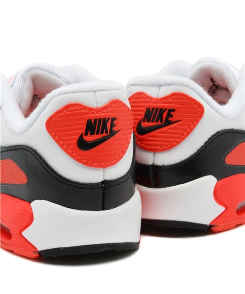 NIKE SPORTSWEAR（ナイキスポーツウェアー）の「ベビー キッズ ナイキ エアマックス 90 トドラー NIKE AIR MAX 90 PRM LTR TD 724881-100（スニーカー・キッズ・ホワイト・12cm/14cm/15cm/13cm/16cm）」の4枚目の写真