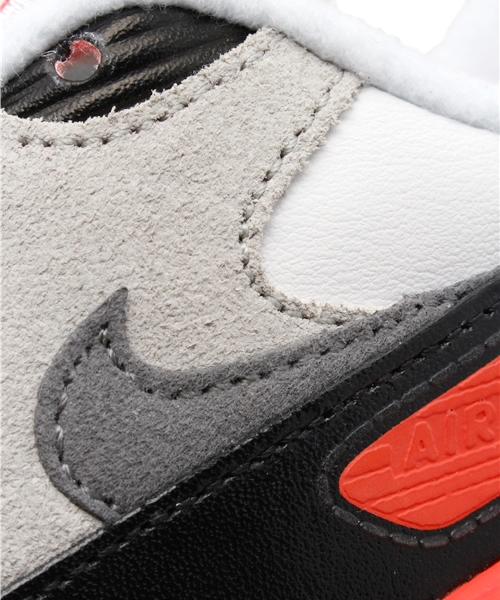 NIKE SPORTSWEAR（ナイキスポーツウェアー）の「ベビー キッズ ナイキ エアマックス 90 トドラー NIKE AIR MAX 90 PRM LTR TD 724881-100（スニーカー・キッズ・ホワイト・12cm/14cm/15cm/13cm/16cm）」の6枚目の写真