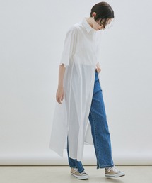 新品アダムエロペADAMETROPEシャツワンピース白フリーサイズ ADAM ET ROPE'｜アダムエロペのシャツワンピース（ホワイト/白色