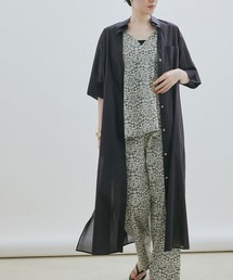 shuttle notes（シャトルノーツ）の「ワッシャーローンシャツワンピース / 無地・ストライプ（シャツワンピース）」