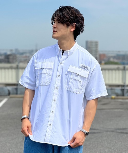 Columbia(コロンビア)の「WEB限定 Columbia BAHAMA Ⅱ S/S SHIRT(シャツ/ブラウス・メンズ・ホワイト/ブラック/サックスブルー/ネイビー・M/L)」の16枚目の写真