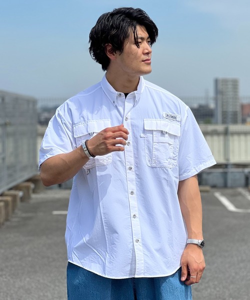 Columbia(コロンビア)の「WEB限定 Columbia BAHAMA Ⅱ S/S SHIRT(シャツ/ブラウス・メンズ・ホワイト/ブラック/サックスブルー/ネイビー・M/L)」の22枚目の写真