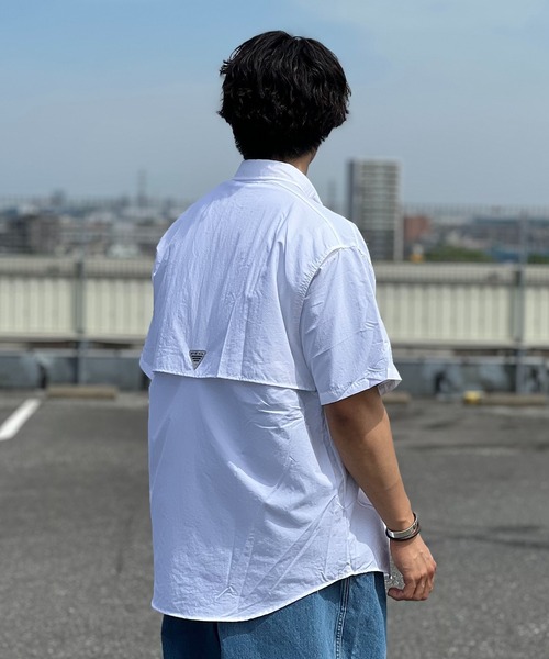 Columbia(コロンビア)の「WEB限定 Columbia BAHAMA Ⅱ S/S SHIRT(シャツ/ブラウス・メンズ・ホワイト/ブラック/サックスブルー/ネイビー・M/L)」の10枚目の写真