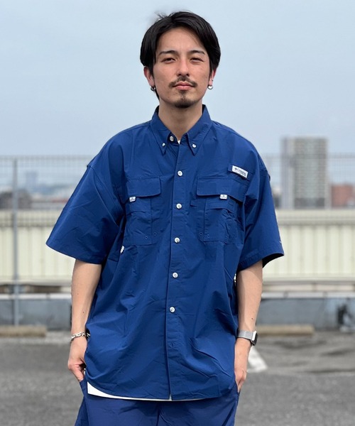 Columbia(コロンビア)の「WEB限定 Columbia BAHAMA Ⅱ S/S SHIRT(シャツ/ブラウス・メンズ・ホワイト/ブラック/サックスブルー/ネイビー・M/L)」の17枚目の写真