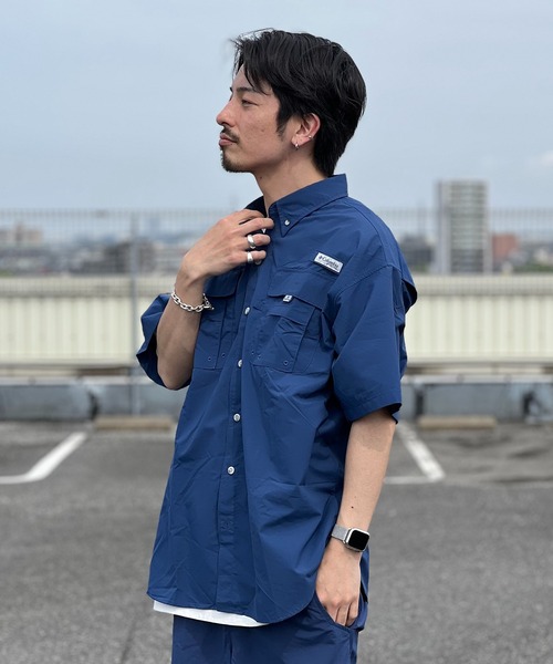 Columbia(コロンビア)の「WEB限定 Columbia BAHAMA Ⅱ S/S SHIRT(シャツ/ブラウス・メンズ・ホワイト/ブラック/サックスブルー/ネイビー・M/L)」の20枚目の写真