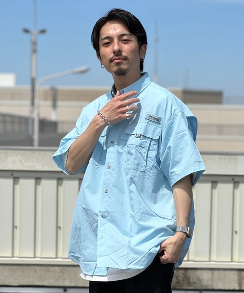 Columbia(コロンビア)の「WEB限定 Columbia BAHAMA Ⅱ S/S SHIRT(シャツ/ブラウス・メンズ・ホワイト/ブラック/サックスブルー/ネイビー・M/L)」の13枚目の写真