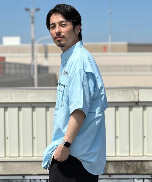 Columbia(コロンビア)の「WEB限定 Columbia BAHAMA Ⅱ S/S SHIRT(シャツ/ブラウス・メンズ・ホワイト/ブラック/サックスブルー/ネイビー・M/L)」の11枚目の写真