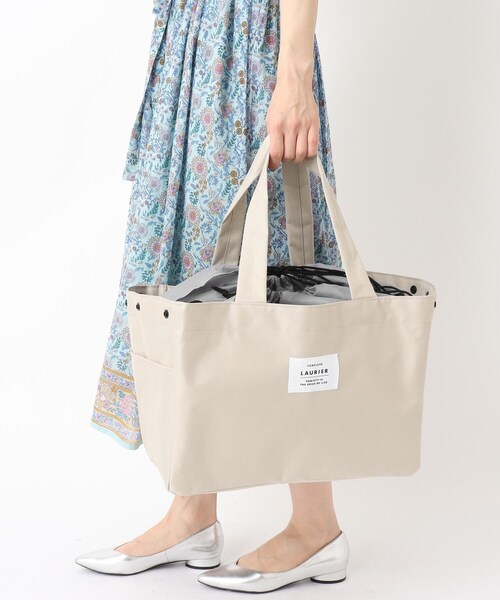 one'sterrace(ワンズテラス)の「ローリエ 保冷ショッピングバッグ(エコバッグ/サブバッグ・レディース・ナチュラル・99)」の7枚目の写真