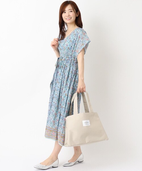 one'sterrace(ワンズテラス)の「ローリエ 保冷ショッピングバッグ(エコバッグ/サブバッグ・レディース・ナチュラル・99)」の12枚目の写真