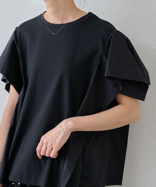 パフスリーブスウェットプルオーバー（Tシャツ/カットソー