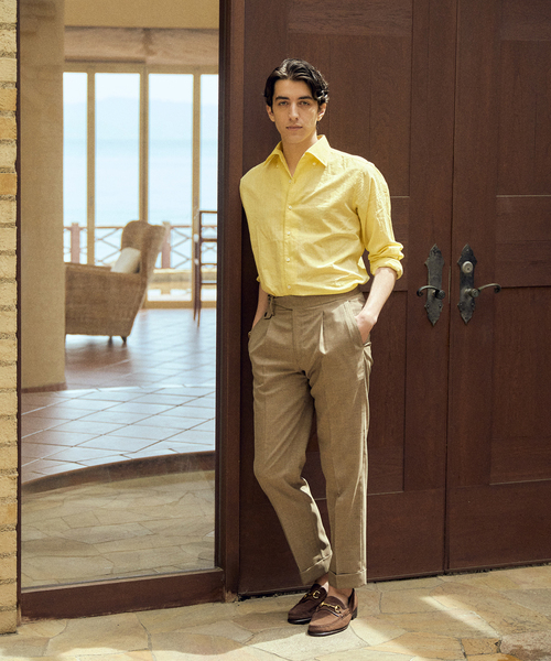 EDIFICE（エディフィス）の「【avancer / アボンシェル】グルカパンツ（スラックス・メンズ・チャコールグレー/グレー/ブラウン・44/46/48）」の4枚目の写真