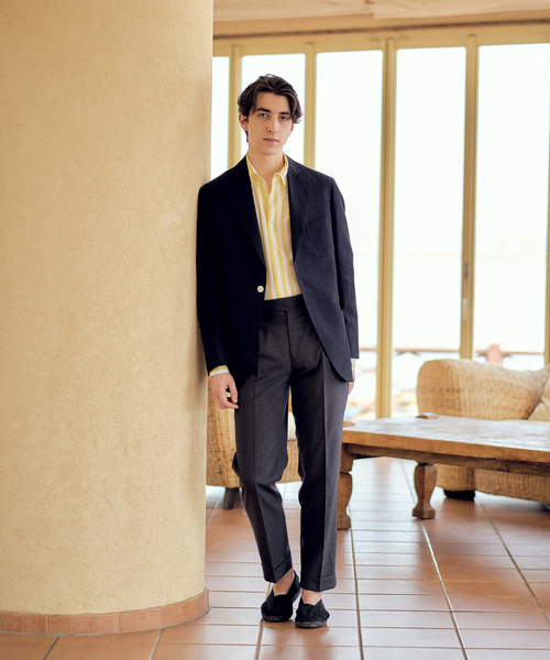 EDIFICE（エディフィス）の「【avancer / アボンシェル】グルカパンツ（スラックス・メンズ・チャコールグレー/グレー/ブラウン・44/46/48）」の18枚目の写真