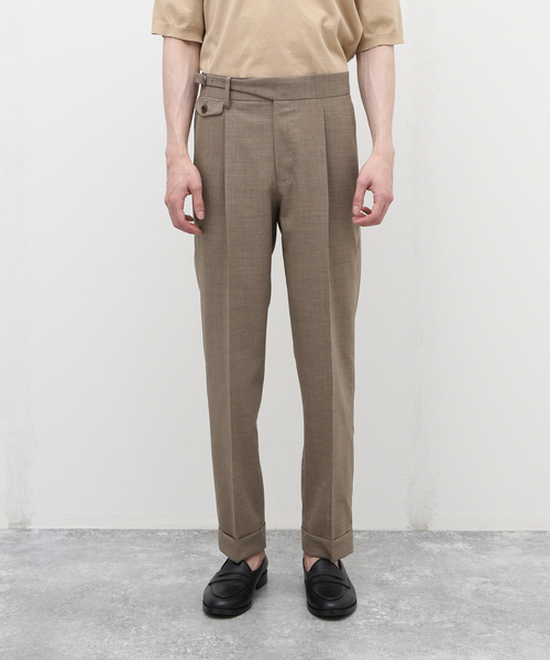 EDIFICE（エディフィス）の「【avancer / アボンシェル】グルカパンツ（スラックス・メンズ・チャコールグレー/グレー/ブラウン・44/46/48）」の12枚目の写真