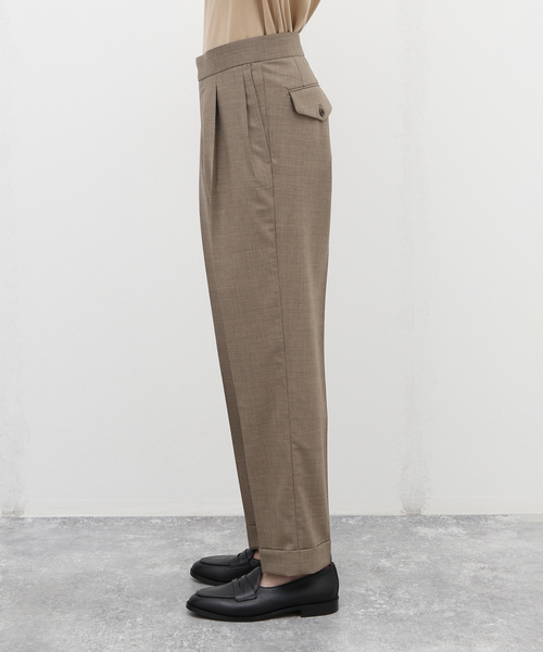 EDIFICE（エディフィス）の「【avancer / アボンシェル】グルカパンツ（スラックス・メンズ・チャコールグレー/グレー/ブラウン・44/46/48）」の8枚目の写真