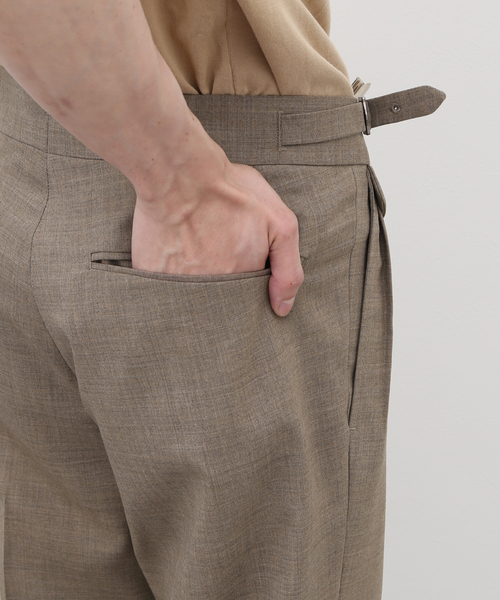 EDIFICE（エディフィス）の「【avancer / アボンシェル】グルカパンツ（スラックス・メンズ・チャコールグレー/グレー/ブラウン・44/46/48）」の19枚目の写真