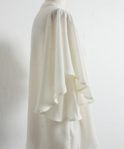 tocco closet(トッコ クローゼット)の「【ZOZO限定】フリルスリーブブラウス(シャツ/ブラウス・レディース・オフホワイト/ブラック・M)」の19枚目の写真