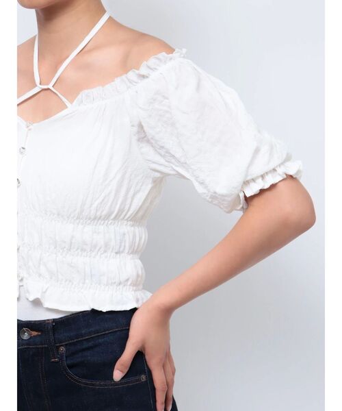 epa オフショル ブラウス off shoulder blouse