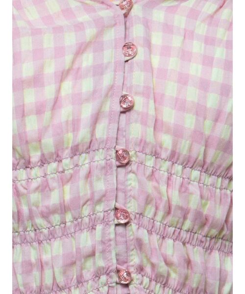 jouetie(ジュエティ)の「2WAYオフショルブラウス【ホルターネック/ギンガムチェック】(シャツ/ブラウス・レディース・ピンク/オレンジ/ブラック/オフホワイト・MEDIUM)」の8枚目の写真