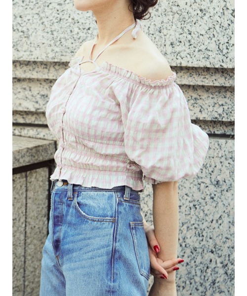 epa オフショル ブラウス off shoulder blouse