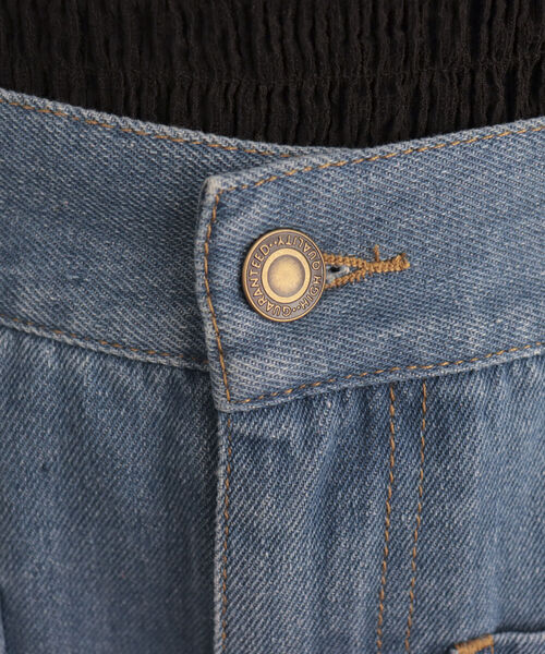 fredy emue（フレディエミュ）の「デニムポケ付きセミフレアパンツ（デニムパンツ・レディース・ブルー/ブルー系その他・38/36/34）」の18枚目の写真