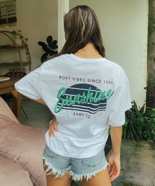 ROXY（ロキシー）の「【ZOZO限定アイテム】SUNSHINE SURF CO TEE/ロキシー半袖バックプリントTシャツ（Tシャツ/カットソー・レディース・ブラック/ピンク/ホワイト・FREE）」の11枚目の写真