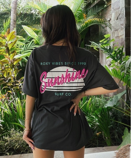ROXY（ロキシー）の「【ZOZO限定アイテム】SUNSHINE SURF CO TEE/ロキシー半袖バックプリントTシャツ（Tシャツ/カットソー・レディース・ブラック/ピンク/ホワイト・FREE）」の9枚目の写真
