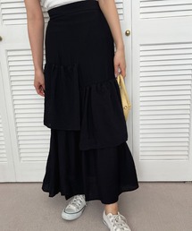 ボリュームティアードスカート
