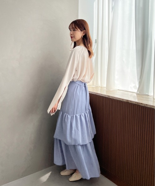 Olu.（オルドット）の「ボリュームティアードスカート（スカート