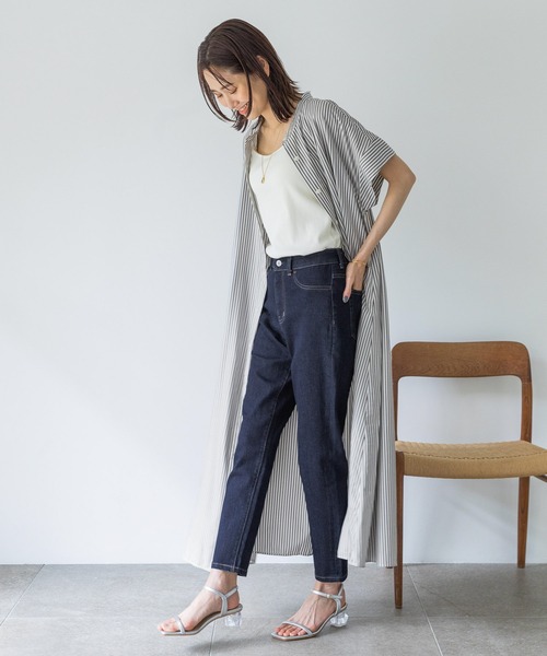 GLOBAL WORK(グローバルワーク)の「ジュエリーヒールサンダル/192814(サンダル・レディース・シルバー/ベージュ/アイボリー/ブラック・MEDIUM/LARGE)」の11枚目の写真