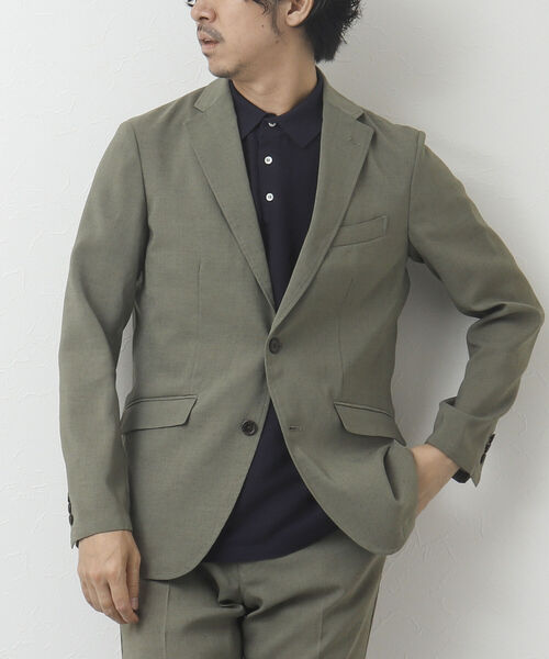 NOLLEY'S goodman(ノーリーズグッドマン)の「【WEB限定】《セットアップ対応》Soalon/ソアロン テーラードジャケット(テーラードジャケット・メンズ・ネイビー/ブルー系その他/オリーブ/ブラック系その他・L/XL/M/S)」の1枚目の写真