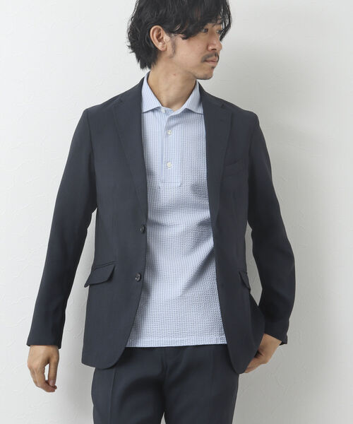 NOLLEY'S goodman(ノーリーズグッドマン)の「【WEB限定】《セットアップ対応》Soalon/ソアロン テーラードジャケット(テーラードジャケット・メンズ・ネイビー/ブルー系その他/オリーブ/ブラック系その他・L/XL/M/S)」の6枚目の写真
