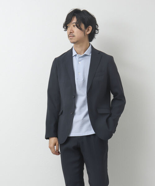 NOLLEY'S goodman(ノーリーズグッドマン)の「【WEB限定】《セットアップ対応》Soalon/ソアロン テーラードジャケット(テーラードジャケット・メンズ・ネイビー/ブルー系その他/オリーブ/ブラック系その他・L/XL/M/S)」の7枚目の写真