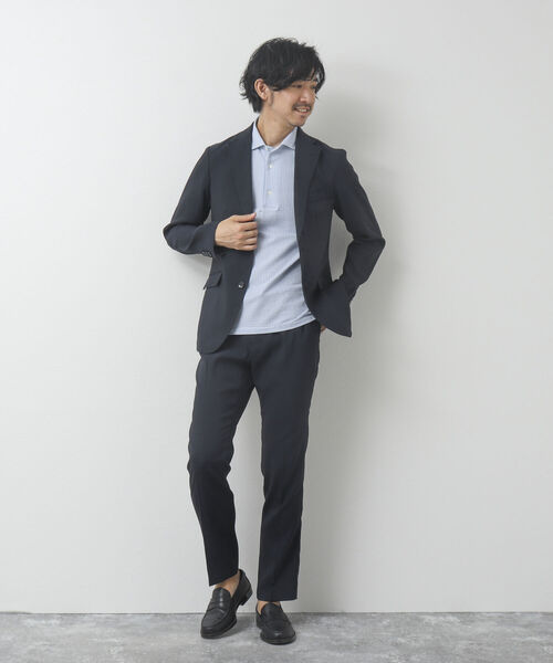 NOLLEY'S goodman(ノーリーズグッドマン)の「【WEB限定】《セットアップ対応》Soalon/ソアロン テーラードジャケット(テーラードジャケット・メンズ・ネイビー/ブルー系その他/オリーブ/ブラック系その他・L/XL/M/S)」の9枚目の写真