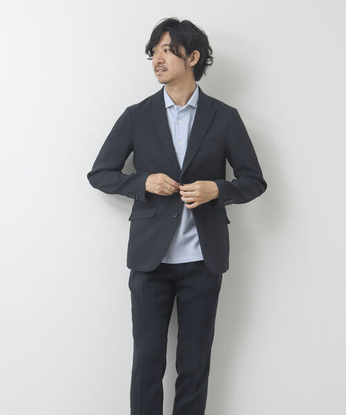 NOLLEY'S goodman(ノーリーズグッドマン)の「【WEB限定】《セットアップ対応》Soalon/ソアロン テーラードジャケット(テーラードジャケット・メンズ・ネイビー/ブルー系その他/オリーブ/ブラック系その他・L/XL/M/S)」の10枚目の写真
