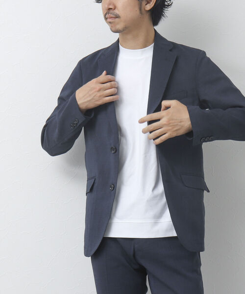 NOLLEY'S goodman(ノーリーズグッドマン)の「【WEB限定】《セットアップ対応》Soalon/ソアロン テーラードジャケット(テーラードジャケット・メンズ・ネイビー/ブルー系その他/オリーブ/ブラック系その他・L/XL/M/S)」の14枚目の写真
